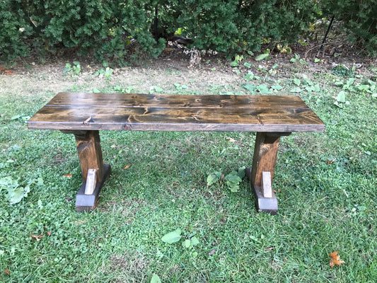 Farmhouse Bench, Rustic Farm Bench, Farm Table Bench, Barn Bench, Entryway Bench, Dining Room Table Bench, Distressed Bench