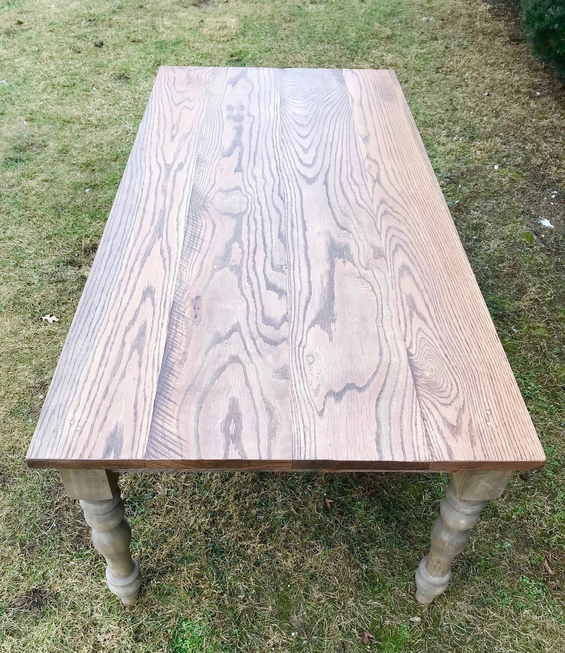 OAK Farm Table, Hardwood Farmhouse Table, Reclaimed Wood Table, Farm Table, Rustic Farm Table, Custom Farmhouse Table