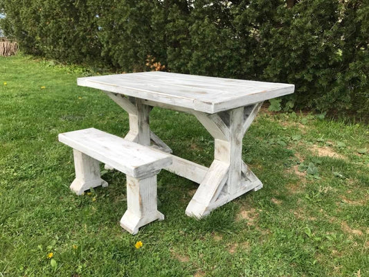 Kids Farm Table, Kids Farmhouse Table, Toddlers Farmhouse Table, Mini Farm Table, Kids Craft Table, Kid-Sized Table, Rustic Kids Table