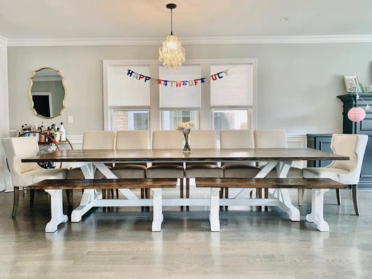 Massive Farmhouse Table, Large Farm Table, Rustic Table, Custom Farm Table, Dining Room Table, Barn Table, Massive Farm Table, Wood Table