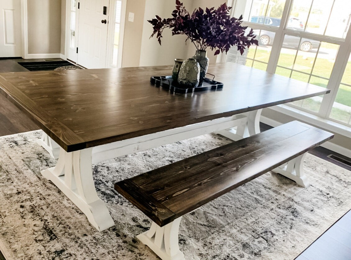 Custom Farmhouse Table, Dining Room Table, Large Dining Room Table, Custom Dining Room Table, Modern Kitchen Table, Rustic Table, Barnwood Table, Long Farmhouse Table, Large Farmhouse Table, Modern Farmhouse, Natural Wood Table