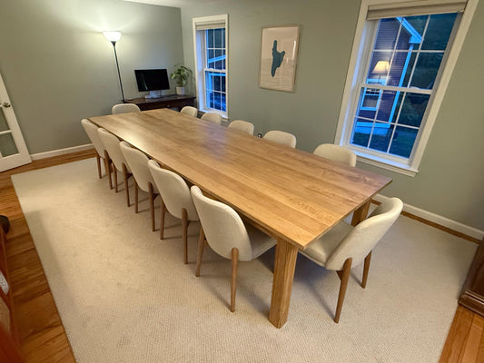 Maple Dining Table, Custom Maple Table, Modern Hardwood Table, Modern Kitchen Table, Custom Wood Table- All Sizes & Stains