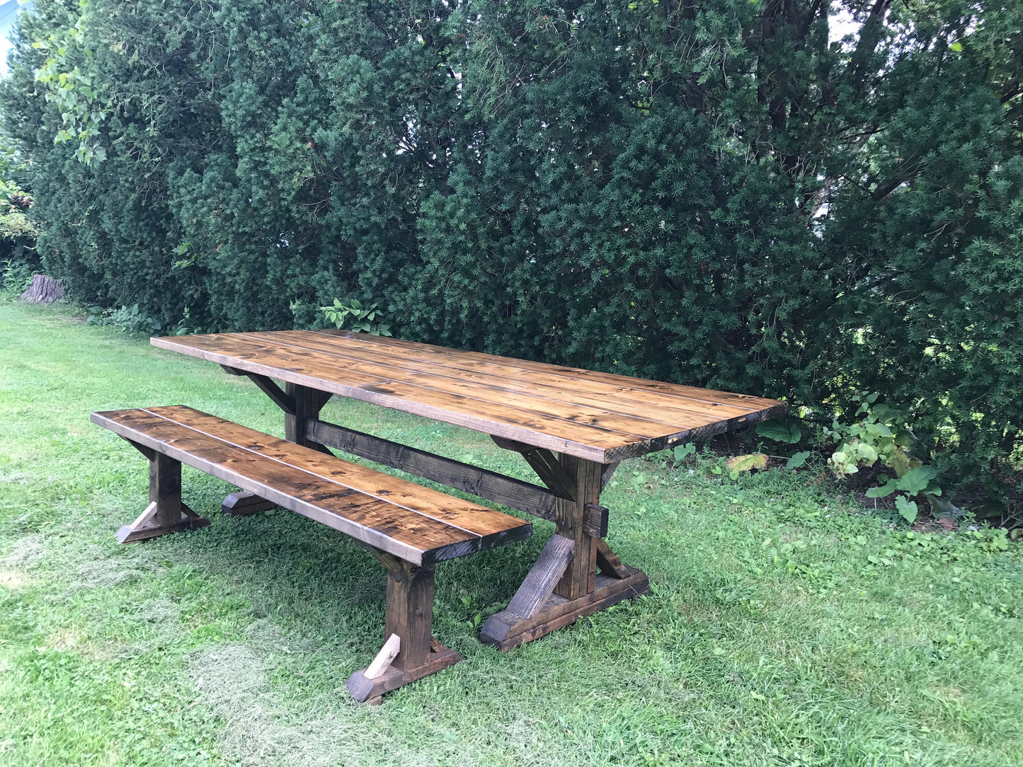 Farmhouse Table, Farm Table, Rustic Farm Table, Rustic Dining Room Table, Long Farm Table, Pedestal Farm Table, Barn Table, Wooden Table