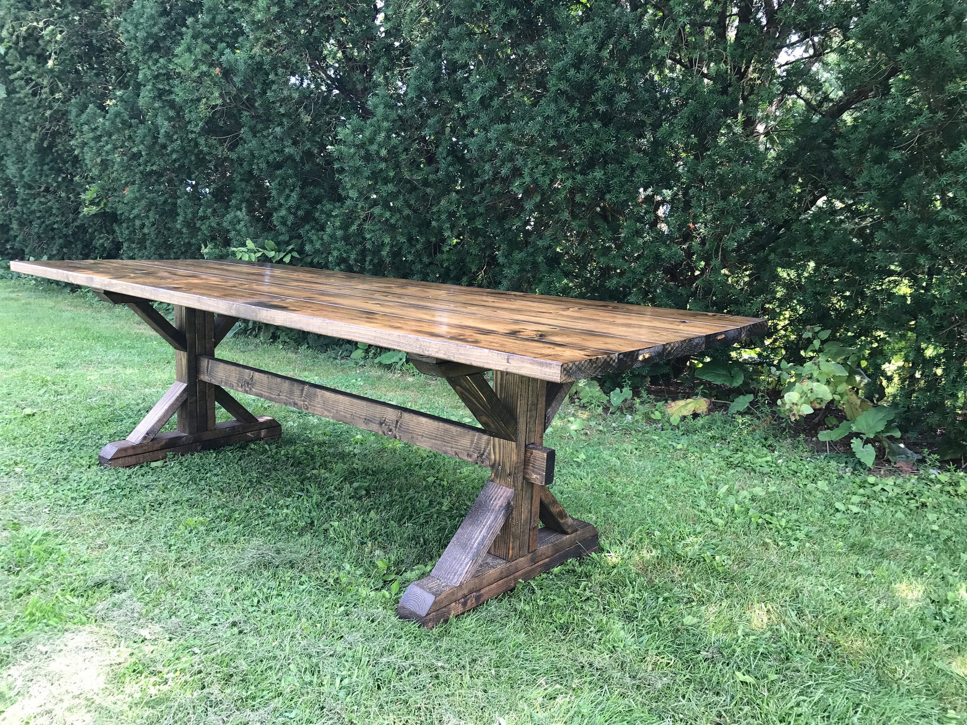 Farmhouse Table, Farm Table, Rustic Farm Table, Rustic Dining Room Table, Long Farm Table, Pedestal Farm Table, Barn Table, Wooden Table