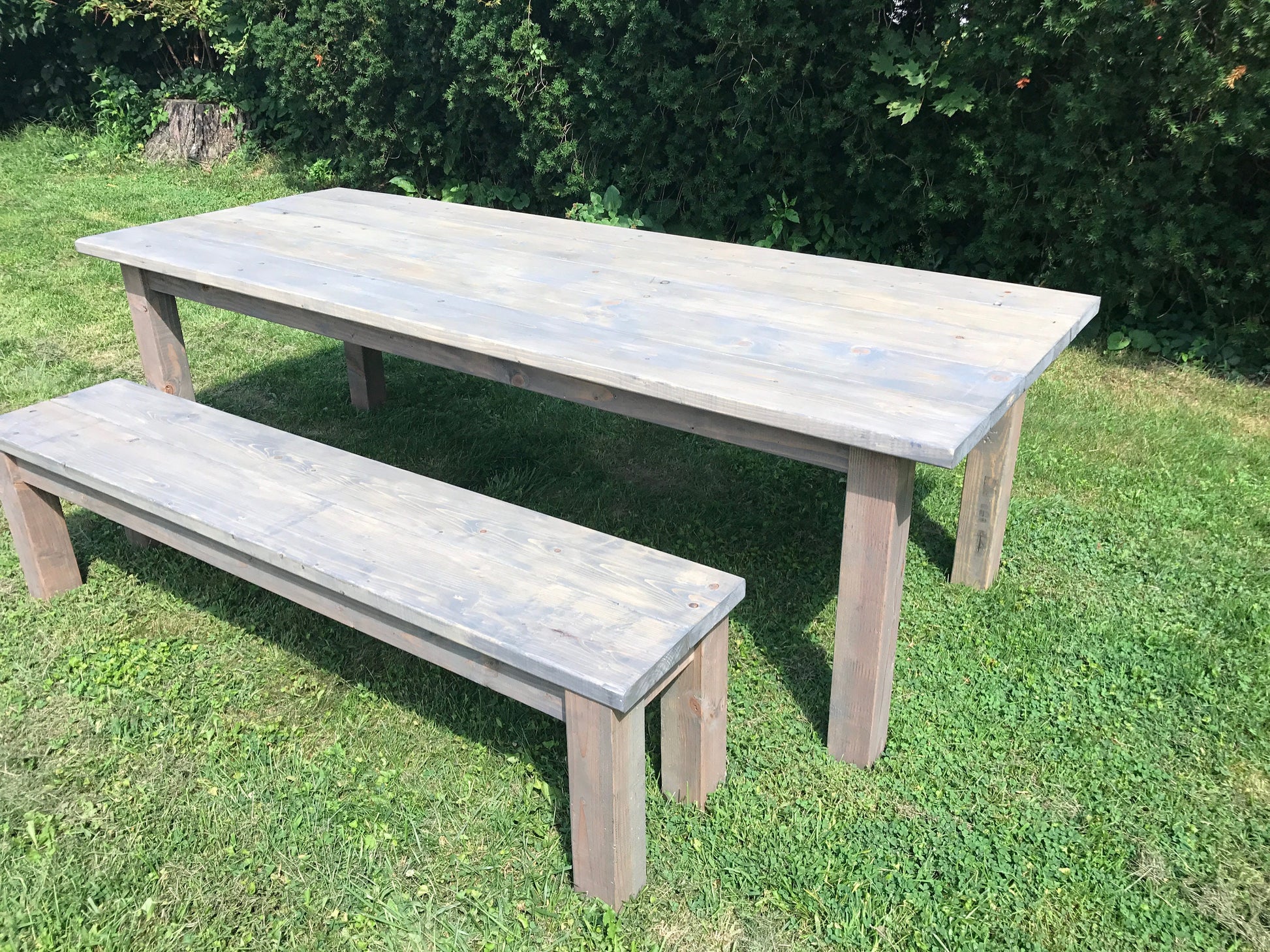 Rustic Farm Table, Farmhouse Table, Gray Farm Table, Dining Room Table, Large Farm Table, Wooden Table, Barn Table, Distressed Table