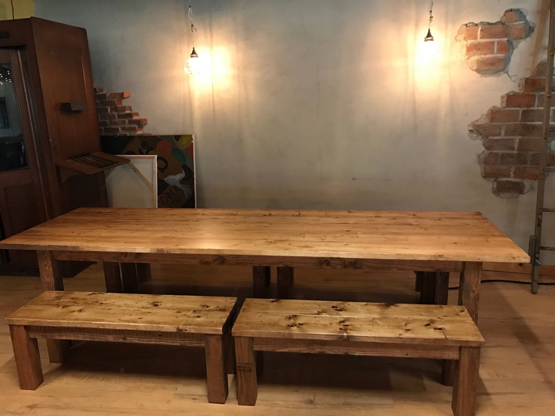 Large Farmhouse Table, Rustic Farm Table, Long Farm Table, Rustic Dining Room Table, Kitchen Table, Office Table, Rectangle Farm Table