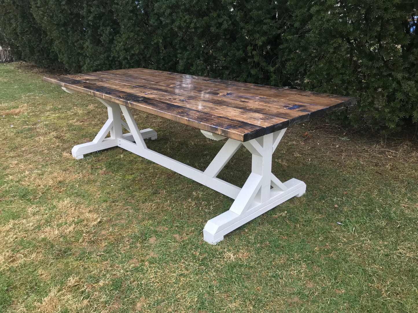 Farmhouse Table, Farm Table, Long Farmhouse Table, Rustic Table, Rustic Wedding, Wooden Table, Barn Table, Long Farmhouse Table