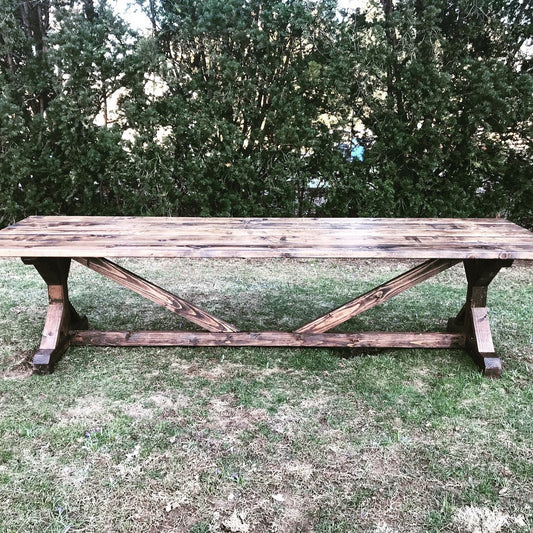 Custom Farmhouse Table, Rustic Wood Table, Large Farm Table, Long Farmhouse Dining Table, Farm Kitchen, Modern Farm Table - All Sizes!