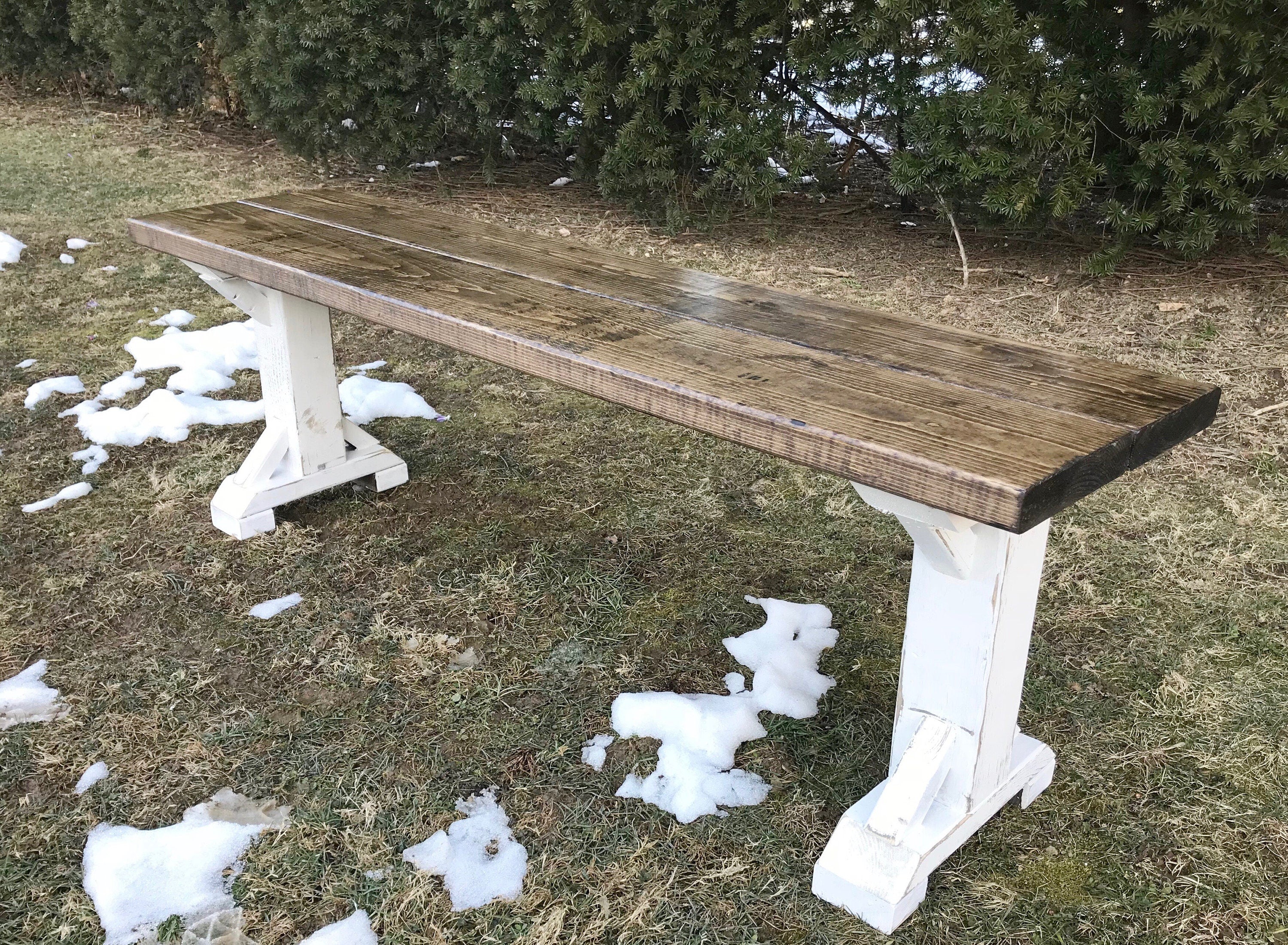 Handmade farmhouse Style entry bench and shops