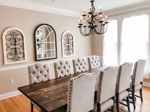 Farmhouse Table, Rustic Farm Table, Large Farmhouse Table, Kitchen Table, Dining Room Table, Wooden Table, Custom Table, All Sizes + Stains!