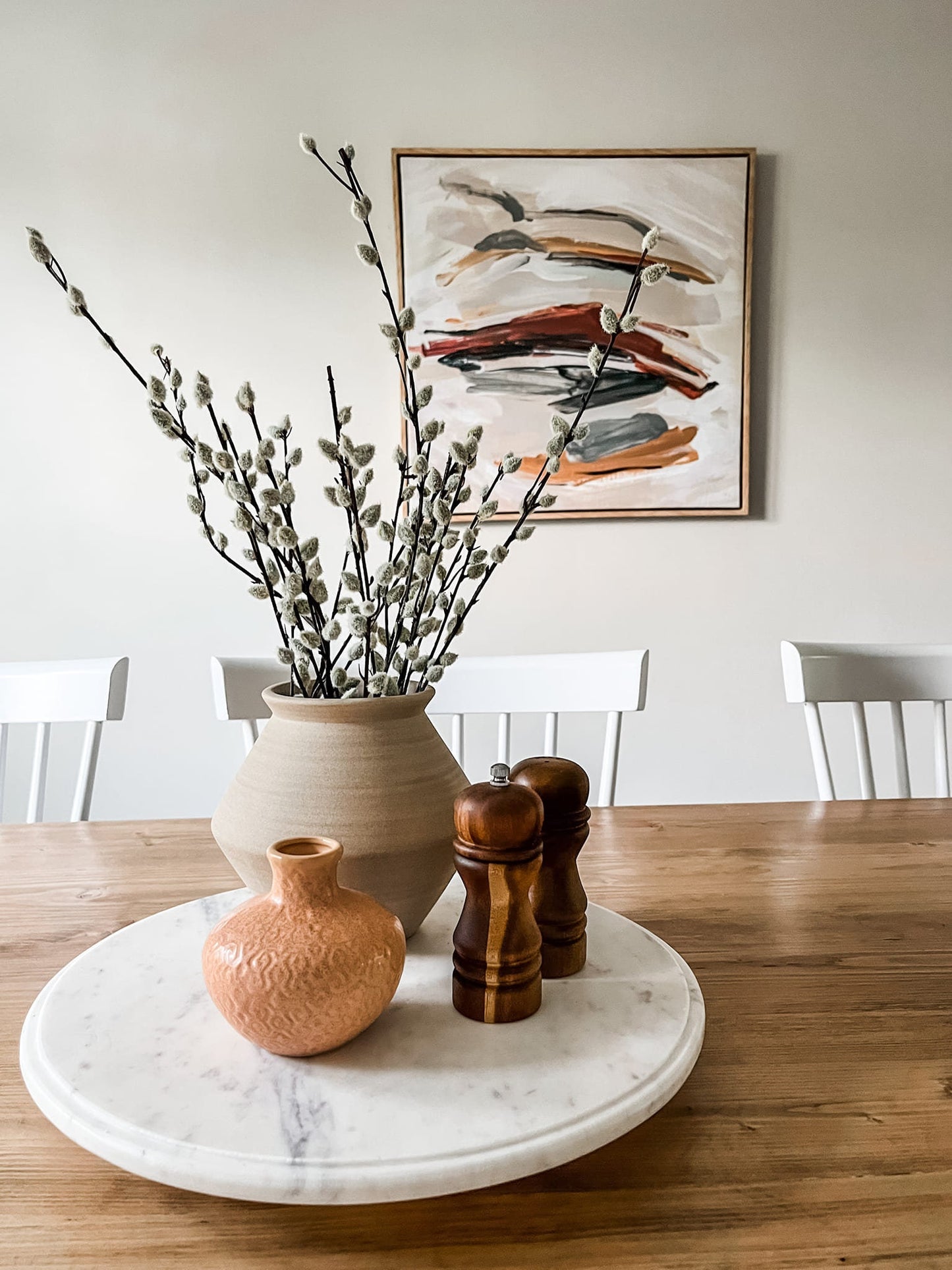 Pedestal Farmhouse Table, Double Pedestal Farm Table, Natural Wood Table, Baluster Trestle Table, Dining Table, Kitchen Table - All Sizes!